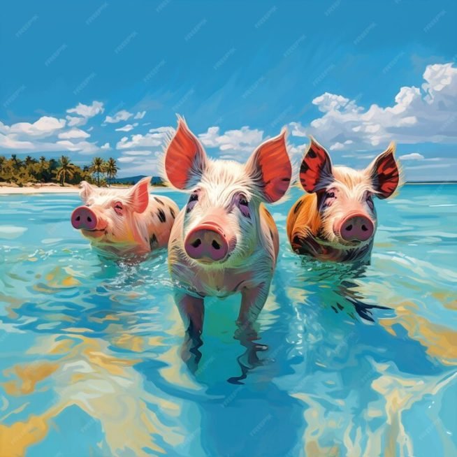 Exuma Bahamas Swim With Pigs