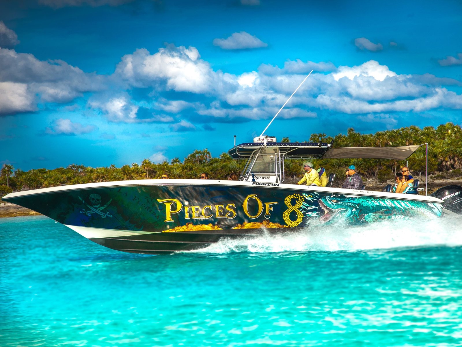Island with the Swimming Pigs in Private boat Charter